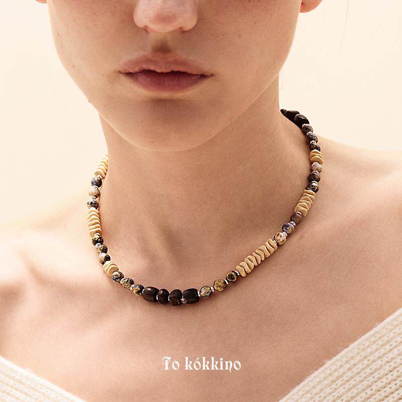 tokokkino黄石沉香项链锁骨链