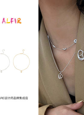 Dare买手店 alfir 正品 面包项链金色碱水包饰品首饰原创设计小众