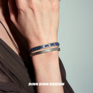 Dare买手店 DINN DINN DESIGN彩色穿线双层手镯复古原创手镯首饰