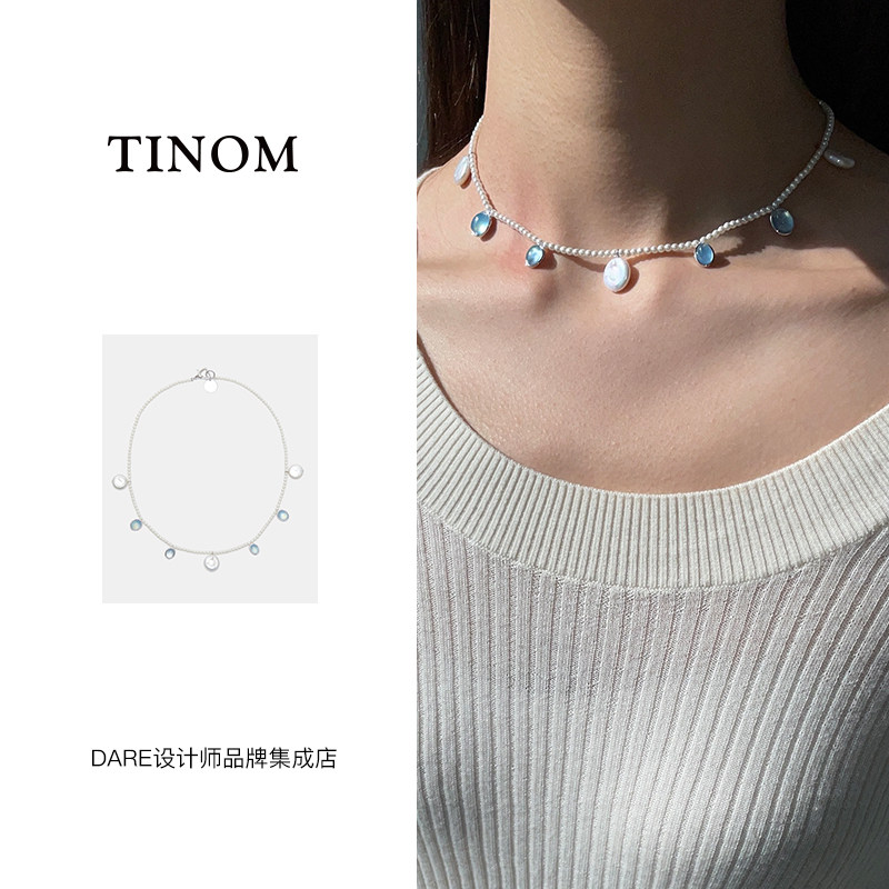 tinom玉波项链小众首饰项链