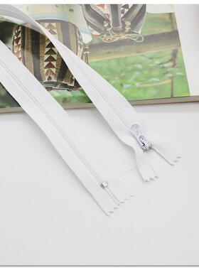 三力牌拉链优质闭尾拉链diy50cm100cm150cm白色红色被套枕套拉链