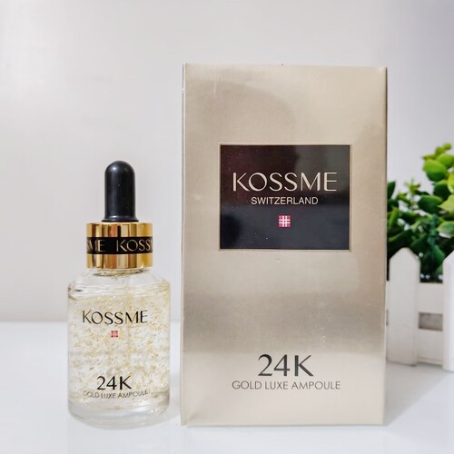 KOSSME/蔻诗弥24K鎏金臻颜奢养精华液50ml淡纹抗皱滋润补水化妆品