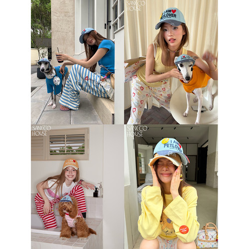 SANCCO立体刺绣人宠款棒球帽