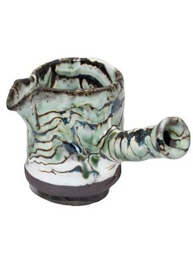 渌水山房 沐焰瓷坊 银标系列天然玛瑙釉公道杯 匀杯王忠伟艺术品