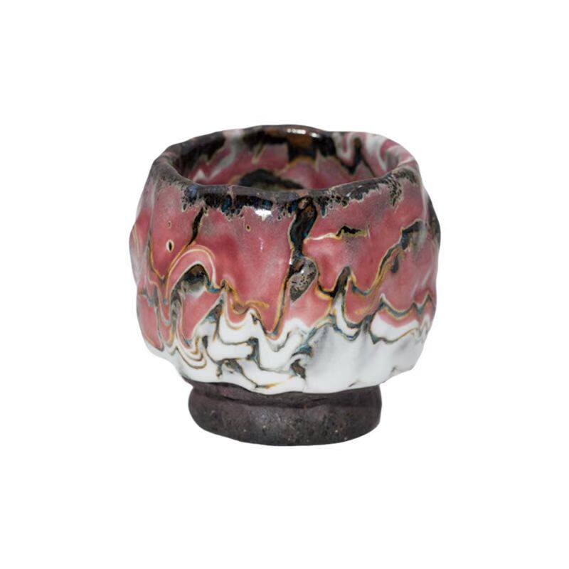 渌水山房 沐焰瓷坊 银标系列天然玛瑙品茗杯 王忠伟艺术品收藏