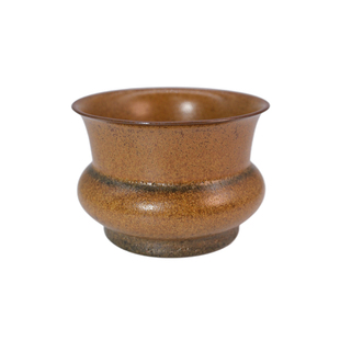 渌水山房 汤佳制器 草木灰结晶釉小水盂 龙泉青瓷茶叶末釉建水