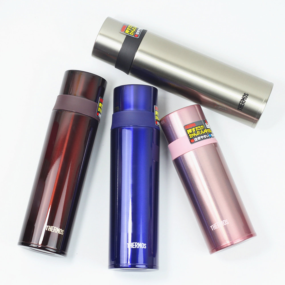 杯盖喝水款304不锈钢膳魔师