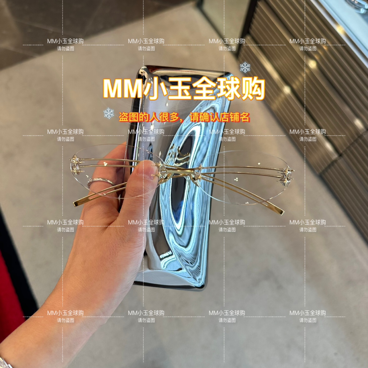 BOLD【NODE】新款GM GENTLE MONSTER墨镜太阳眼镜金属眼镜无框