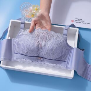 新款抹胸式防走光小胸聚拢内衣女美背无钢圈收副乳背心式文胸冬季