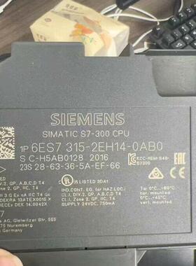 议价6ES7315-2EH14-0AB0 充新裸机 一年