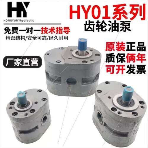 议价 液压齿轮泵HY01-5x10/3X5/8X15/12X2油泵成HY01-100X25配大