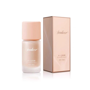 买一送一!SOULEER玻色因美颜粉底液油皮亲妈持久控油服帖