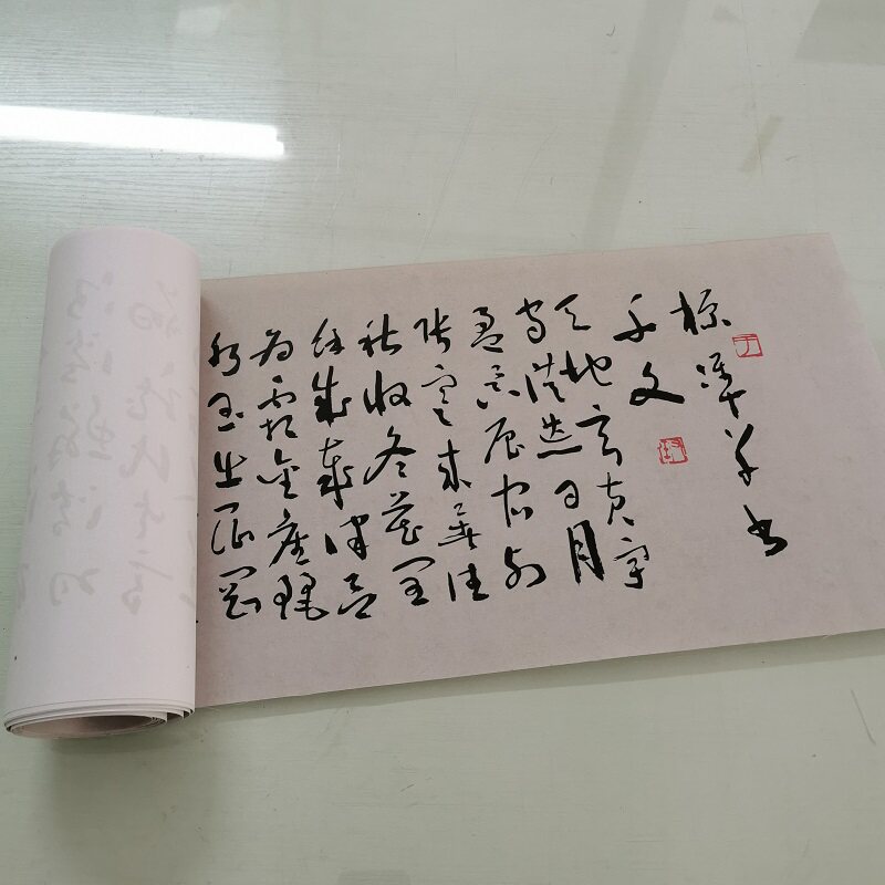 高清艺术喷绘画芯宣纸绢布卷轴画