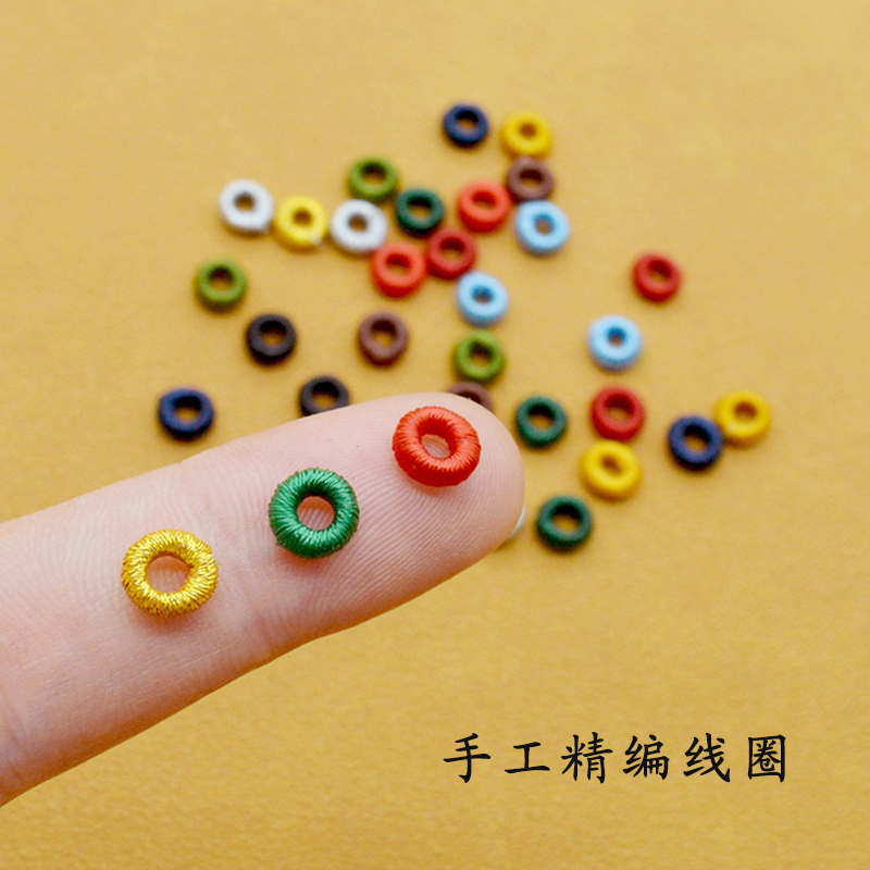 禹露线手工编织小线圈