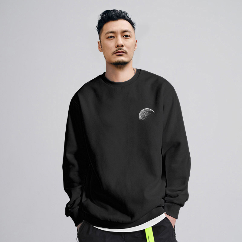 仓石一树潮牌余文乐同款卫衣男秋冬新款宽松潮流休闲圆领长袖T恤