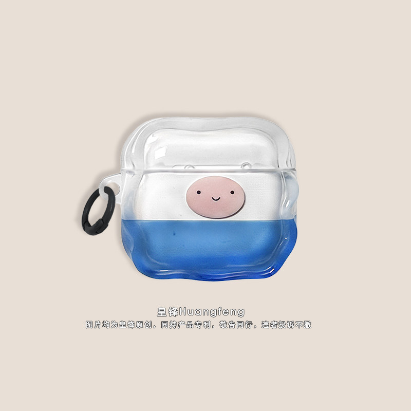 超火卡通可爱活宝游戏机适用苹果AirPods Pro3半透明亮面保护套AirPods4代Pro2无线降噪蓝牙耳机软壳二三四代