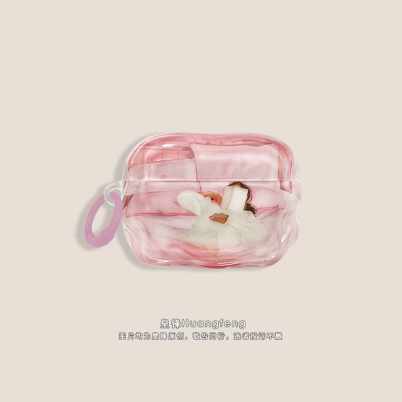苹果AirPods4代Pro3半透明软壳