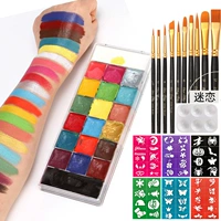 Масляная краска, шаблон, комплект, 20 цветов, 10 шт