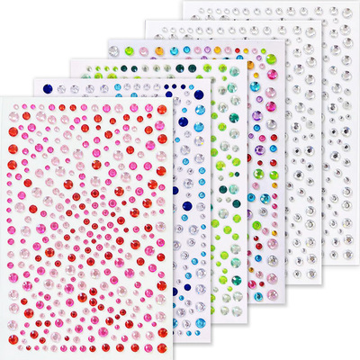 儿童舞台妆演出脸部眼角装饰钻贴