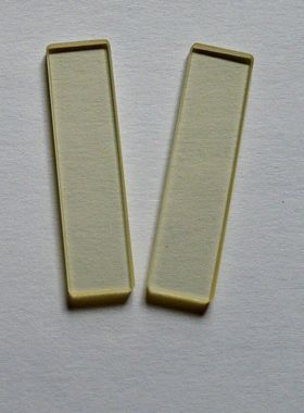 JB400金色滤光片 前截止后通过黄色玻璃 140*38*2mm 170*40*2