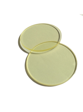 JB420金黄色玻璃黄色滤光片过滤紫外滤镜吸收型420nm直径28.5*2mm