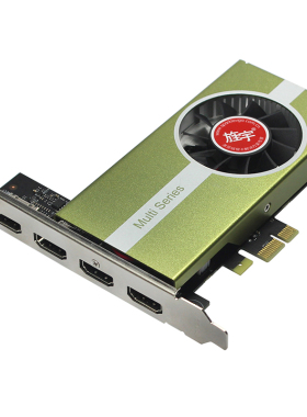 旌宇多屏显卡 四屏N73 4HDMI 2G XS青锋  GT730 X1 炒股期货办公