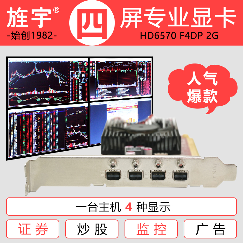 多屏HD65702GB接口显卡