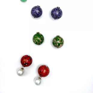 種豆得豆｜13-14直径极致大尺寸淡水珍珠 缅甸翡翠传统手大漆