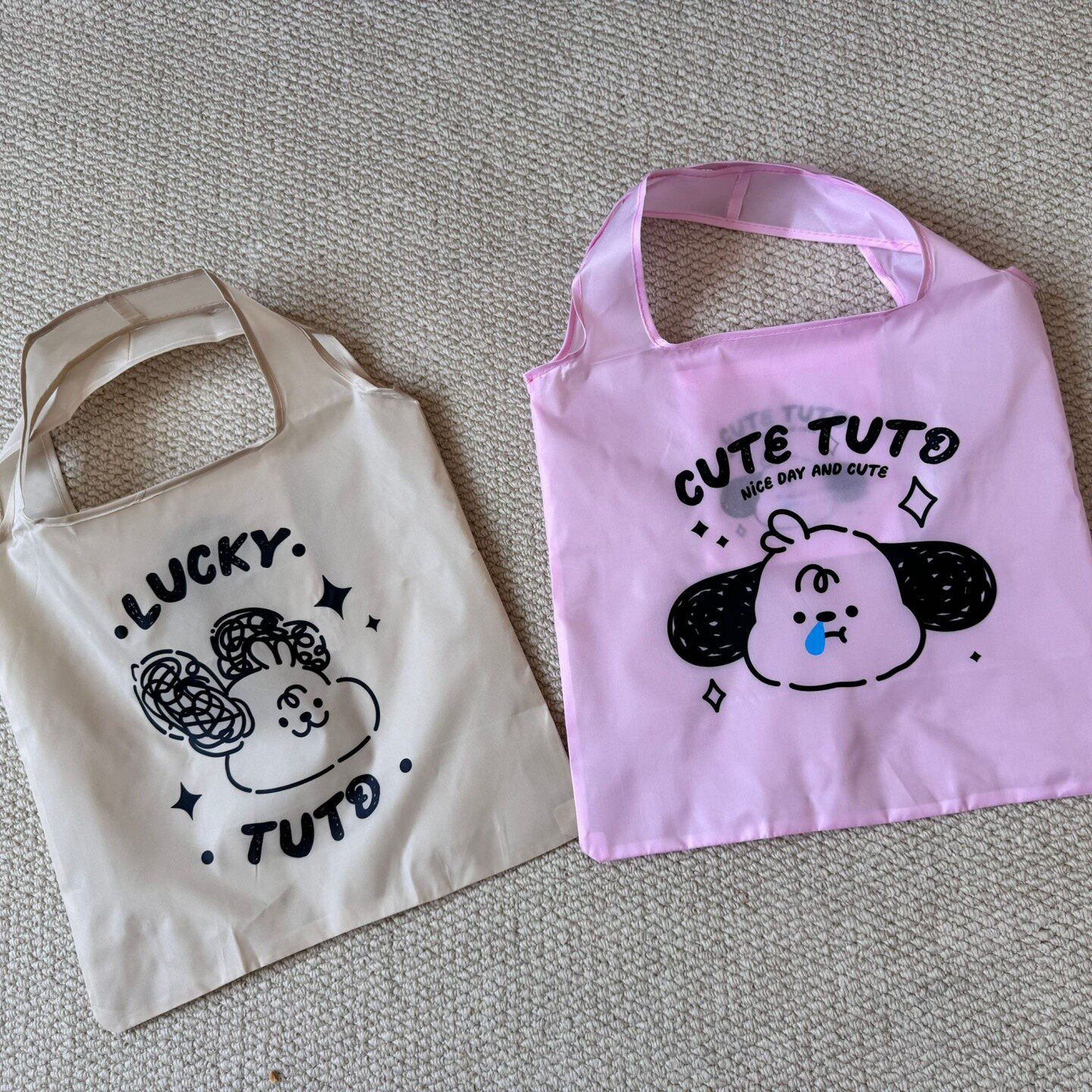 卡通大号便携式可折叠尼龙购物袋收纳袋手提袋礼品袋环保袋布袋