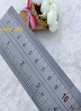 公英制加厚钢板尺 钢尺15cm/30/40/50/60cm1米1.5米2米尺子钢直尺