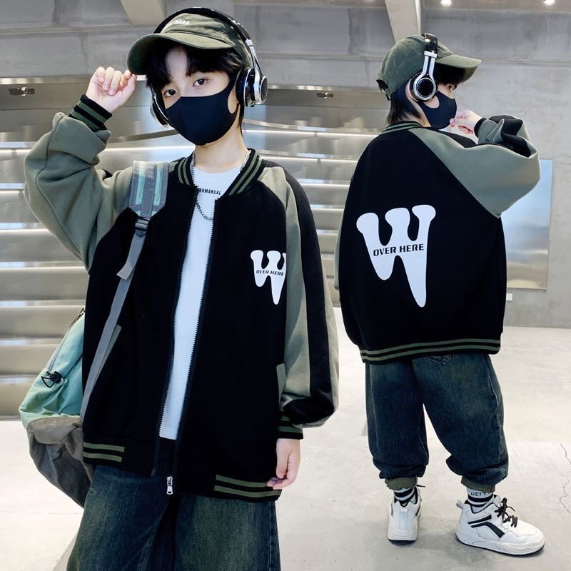 童装男童春秋季棒球服春季洋气外套秋装2026新款中大儿童秋款男孩