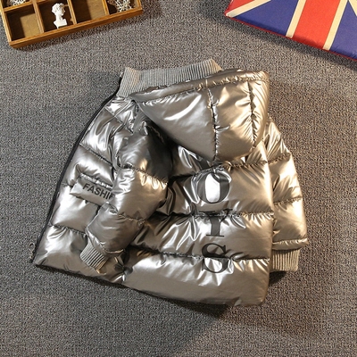 男童加厚冬季保暖棉袄洋气