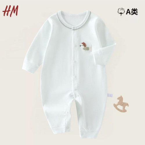 清仓婴儿纯棉长袖连体爬服
