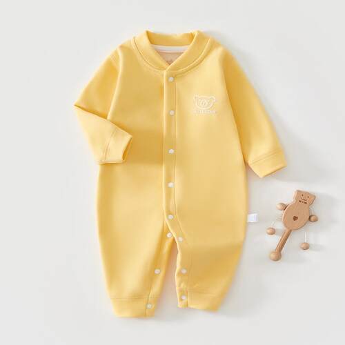 清仓婴儿羊绒蚕丝连体爬服保暖