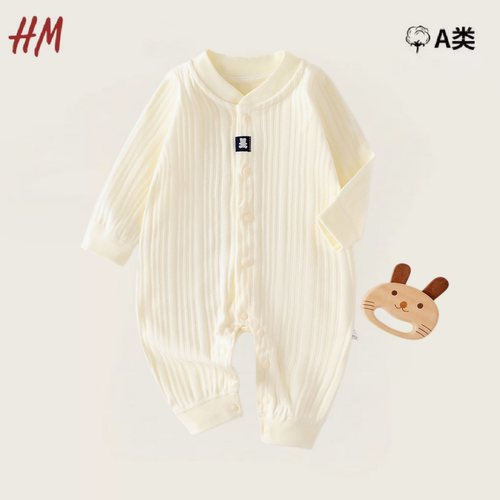 清仓婴儿纯棉无骨四季连体衣