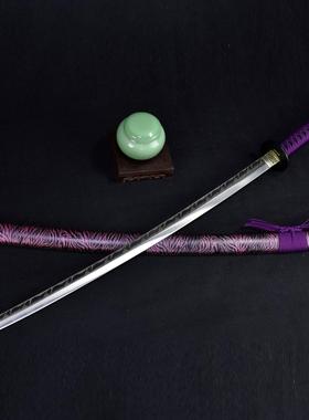 龙泉市刀剑一体手工锻打冷兵器影视硬剑不锈钢指挥刀收藏品未开刃