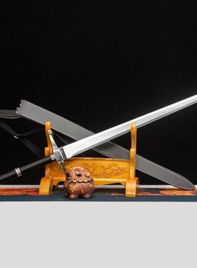 龙泉市刀剑手工锻打不锈钢西洋剑防身欧剑一体硬宝剑冷兵器未开刃