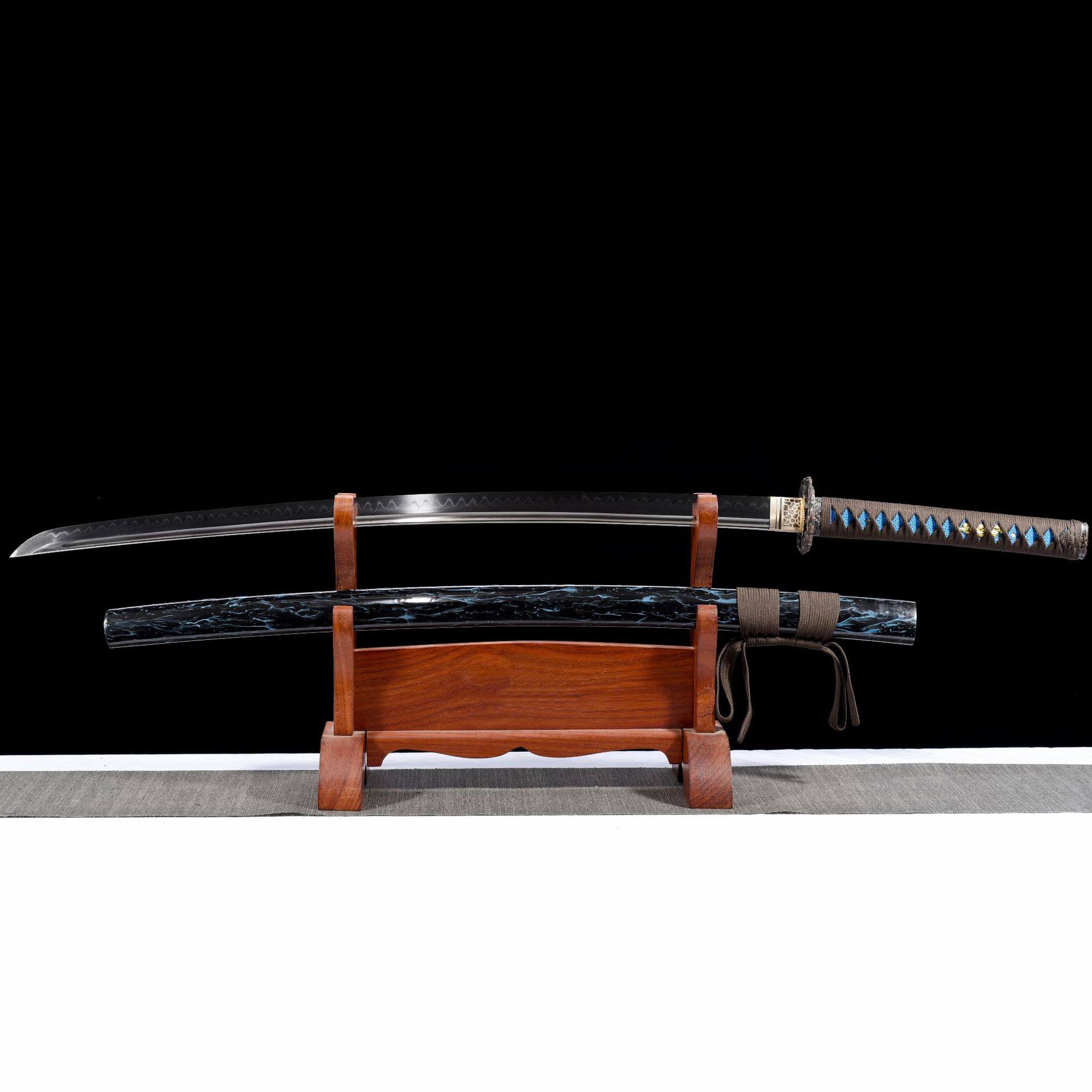 龙泉市刀剑T10烧刃日式指挥居合刀Katana防身冷兵器宝剑收藏未开,特色手工艺,剑袋,淘宝优惠券,粉丝福利购,淘宝优惠卷