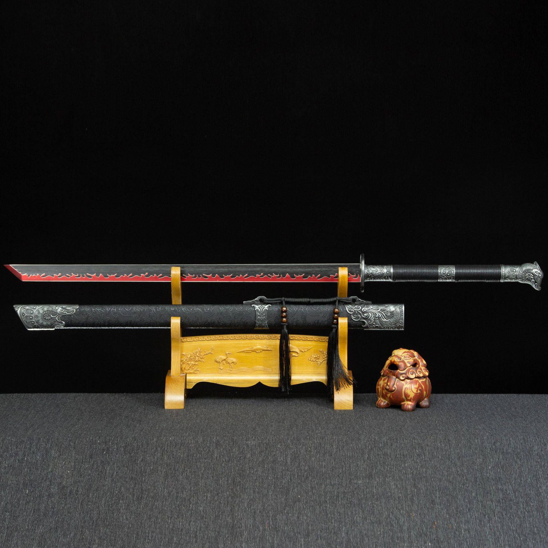 龙泉市刀剑高锰钢一体唐横刀手工锻打绣春刀锦衣卫佩刀收藏未开刃,特色手工艺,剑袋,淘宝优惠券,粉丝福利购,淘宝优惠卷