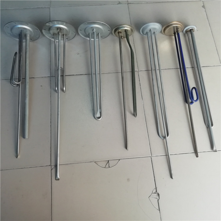 海森壁挂分体太阳能热水器140直径八孔法兰盘不锈钢电加热管1500W