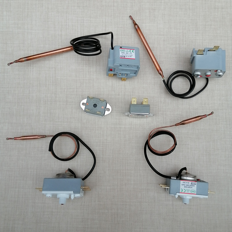 北京桑普太阳能热水器水箱电加热温控开关高温突跳断路器接线端子