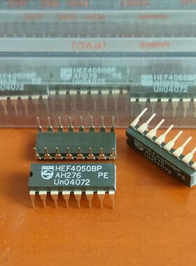HEF4050BP 直插DIP-16 全新进口原装芯片 实物拍摄 现货可直拍