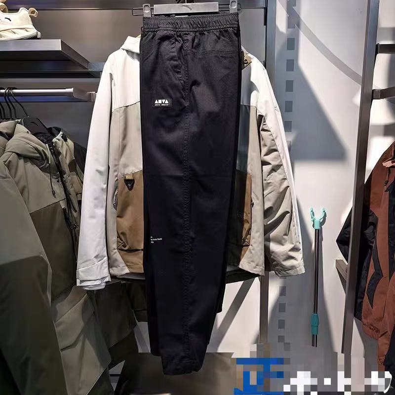 安踏直筒宽松梭织运动长裤