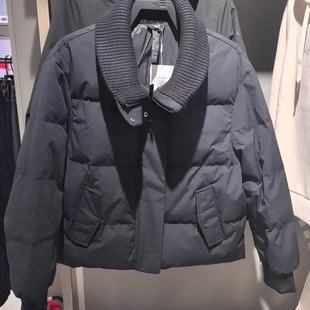 安踏正品女羽绒服2025冬季新款短款翻领防泼水羽绒风衣162547914