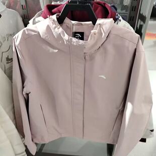ANTA/安踏2026春季新款女丝光绒外套运动跑步夹克上衣  162617603