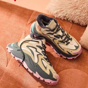 安踏生巧鞋丨加绒保暖高帮棉鞋女2024冬季新款厚底女鞋122448987