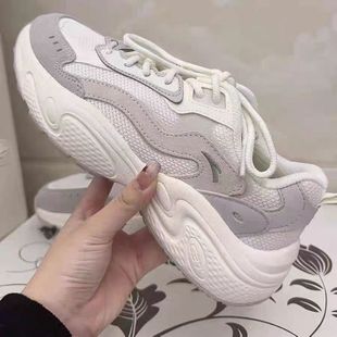 超级安踏行云 | 老爹鞋男夏季厚底休闲鞋白底运动鞋112538854U