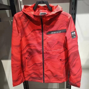 安踏风暴甲LT丨国家队系列防泼水丝光绒连帽夹克外套男152347611