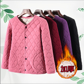 德绒妈妈加厚棉衣冬装 小棉袄柔软舒适外穿棉服保暖防寒奶奶小袄女