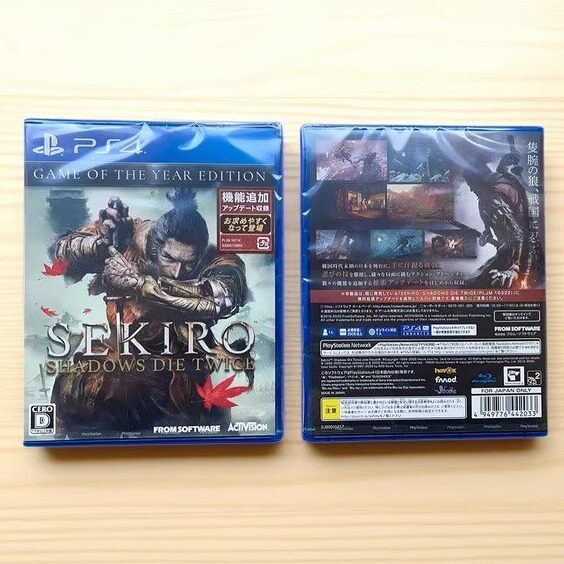 全新日版原封 PS4 游戏 只狼 影逝二度 年度版  现货